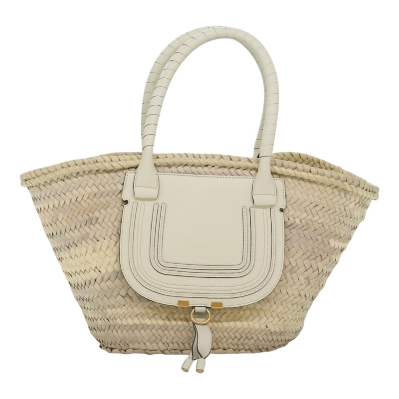 Chloé Mercy Beige Wood Handbag (Pre-Owned)