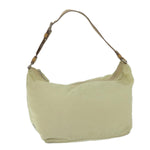 Prada Tessuto Beige Synthetic Shoulder Bag (Pre-Owned)