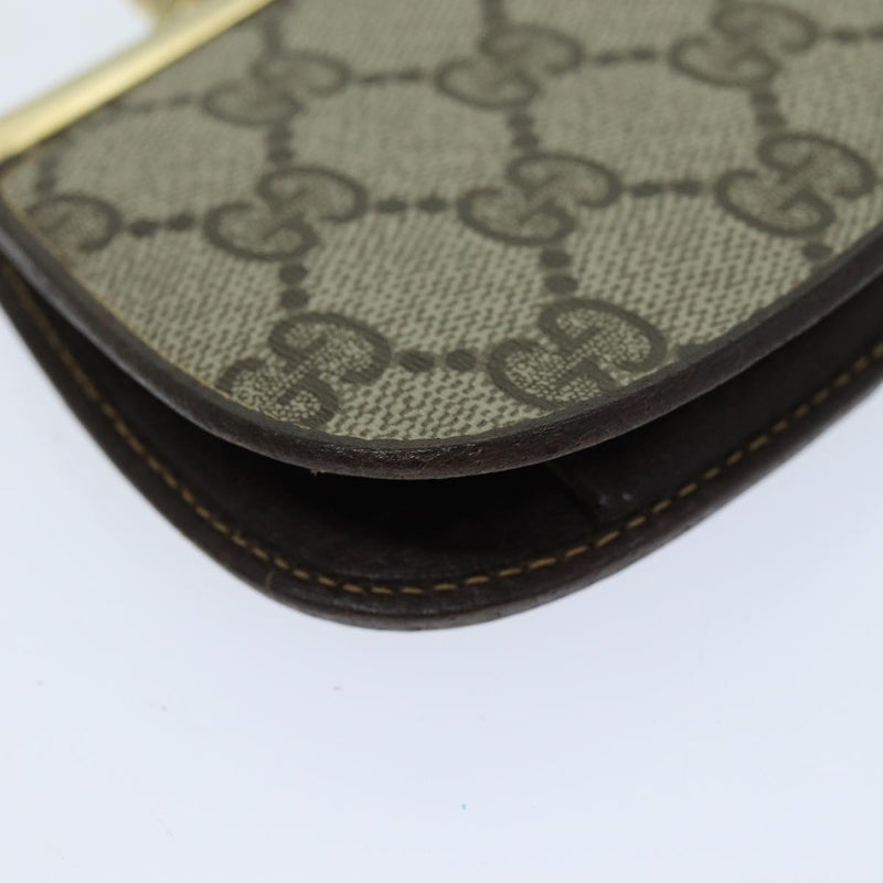 Gucci Gg Pattern Beige Canvas Wallet  (Pre-Owned)