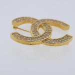 Chanel Coco Mark Gold Metal Brooch Jewelry (Pre-Owned)