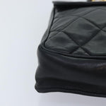 Chanel Bicolore Black Leather Shoulder Bag (Pre-Owned)