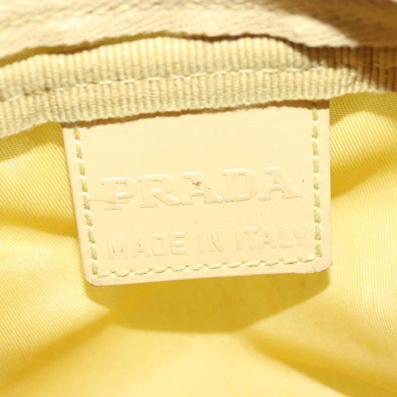 Prada Yellow Synthetic Clutch Bag (Pre-Owned)