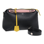 Fendi By The Way Black Leather Handbag (Pre-Owned)