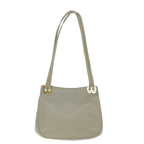 Bally Beige Leather Shoulder Bag (Pre-Owned)