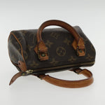 Louis Vuitton Mini Speedy Brown Canvas Handbag (Pre-Owned)