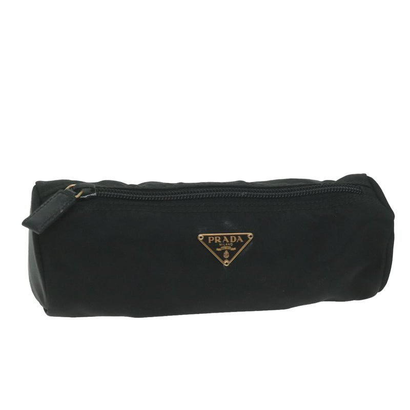 Prada Black Synthetic Clutch Bag (Pre-Owned)