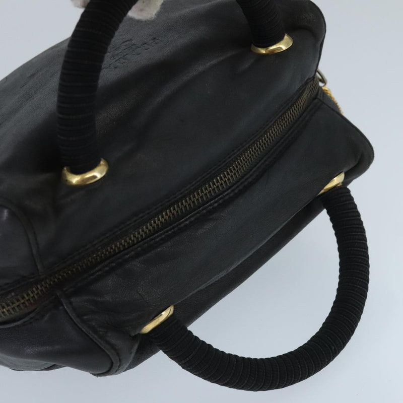 Prada Black Leather Handbag (Pre-Owned)