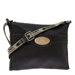 Fendi Selleria Brown Leather Shoulder Bag (Pre-Owned)