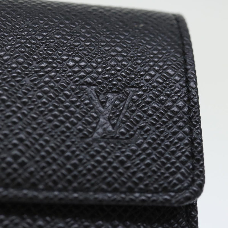 Louis Vuitton 6 Key Holder Black Leather Wallet  (Pre-Owned)