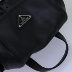 Prada Black Leather Backpack Bag (Pre-Owned)