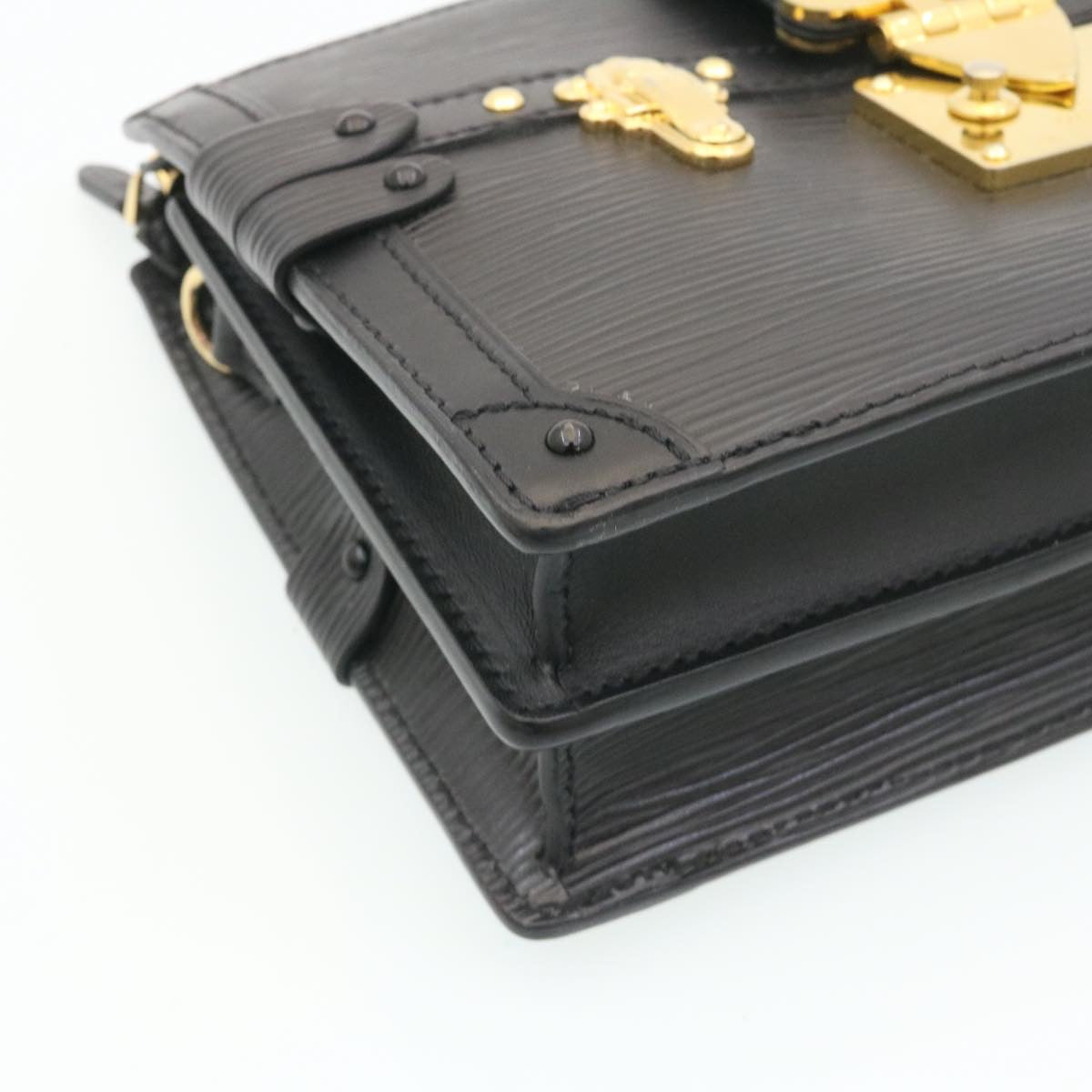 Louis Vuitton Trunk Black Leather Shoulder Bag (Pre-Owned)