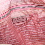 Prada -- Pink Canvas Handbag (Pre-Owned)