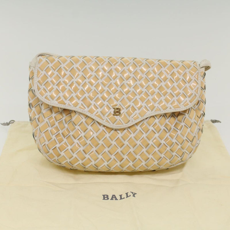 Bally Beige Leather Shoulder Bag (Pre-Owned)