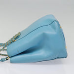 Salvatore Ferragamo Blue Leather Handbag (Pre-Owned)