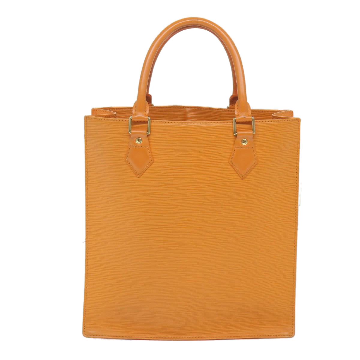 Louis Vuitton Sac Plat Orange Leather Handbag (Pre-Owned)