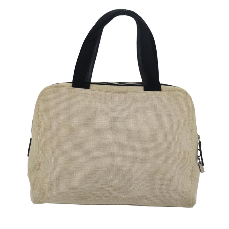 Prada Beige Canvas Handbag (Pre-Owned)