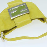 Fendi Green Leather Handbag (Pre-Owned)