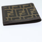 Fendi Zucca Brown Canvas Wallet  (Pre-Owned)