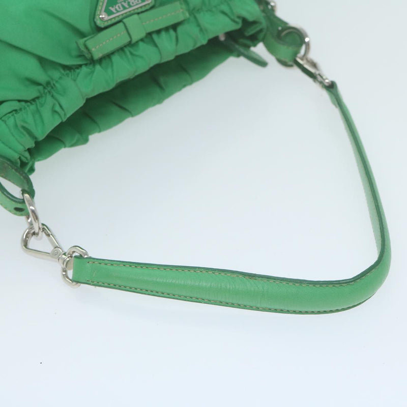 Prada Green Synthetic Shoulder Bag (Pre-Owned)