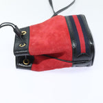 Gucci Ophidia Red Suede Shoulder Bag (Pre-Owned)