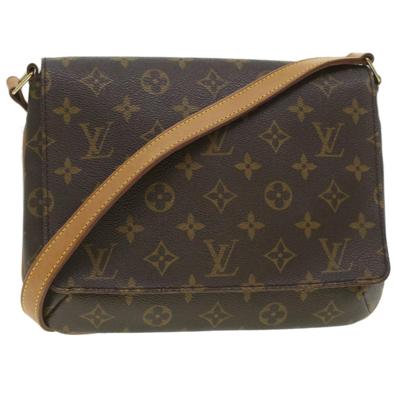 Louis Vuitton Musette Tango Canvas Shoulder Bag (pre-owned) in Brown