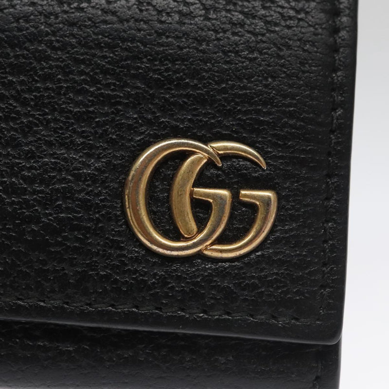 Gucci Marmont Black Leather Wallet  (Pre-Owned)