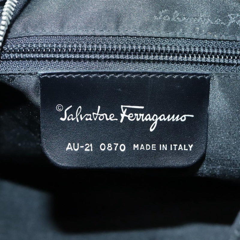 Salvatore Ferragamo Black Synthetic Shoulder Bag (Pre-Owned)