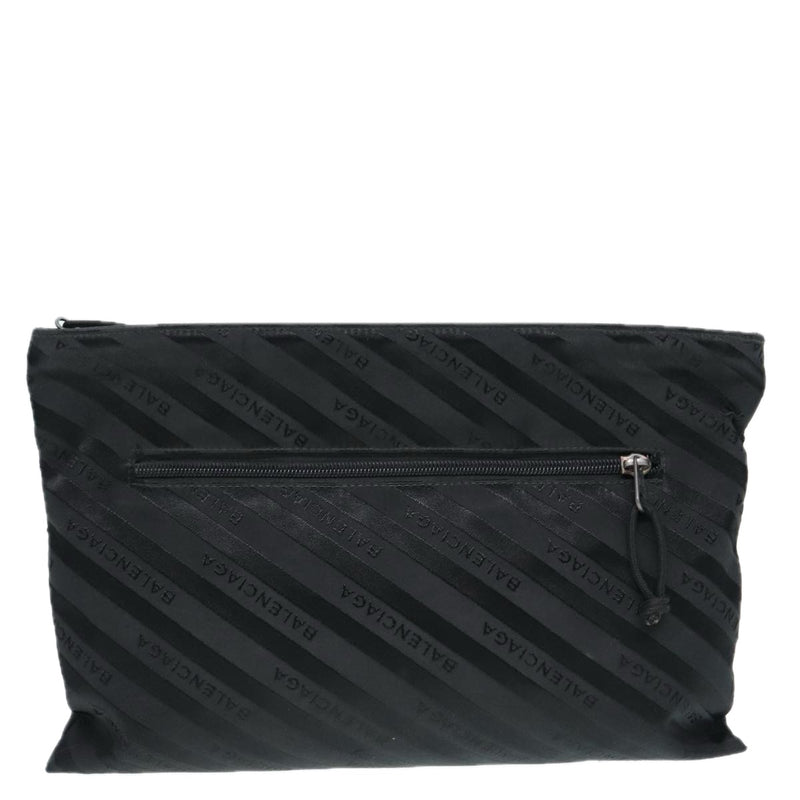 Balenciaga Black Canvas Clutch Bag (Pre-Owned)