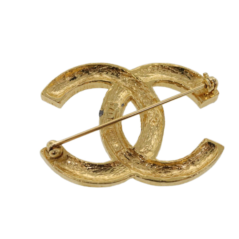 Chanel Coco Mark Gold Metal Brooch Jewelry (Pre-Owned)