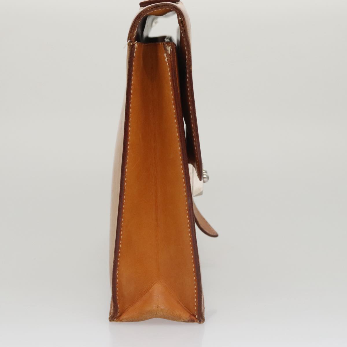 Hermès Sac À Dépèches Camel Leather Briefcase Bag (Pre-Owned)