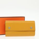 Hermès Yellow Leather Wallet  (Pre-Owned)