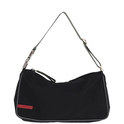 Prada Sports Black Synthetic Clutch Bag (Pre-Owned)