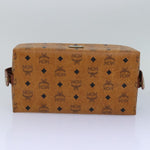 MCM Visetos Brown Canvas Clutch Bag (Pre-Owned)