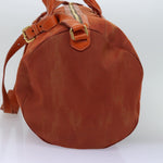 Prada -- Orange Canvas Travel Bag (Pre-Owned)