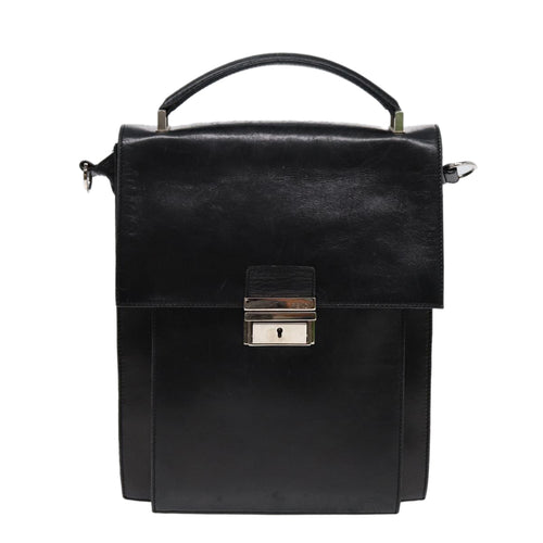 Fendi Black Leather Handbag (Pre-Owned)