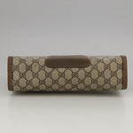 Gucci Ophidia Beige Canvas Clutch Bag (Pre-Owned)