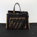 Fendi Black Leather Handbag (Pre-Owned)