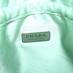 Prada Green Synthetic Clutch Bag (Pre-Owned)