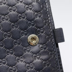 Gucci Guccissima Navy Leather Wallet  (Pre-Owned)