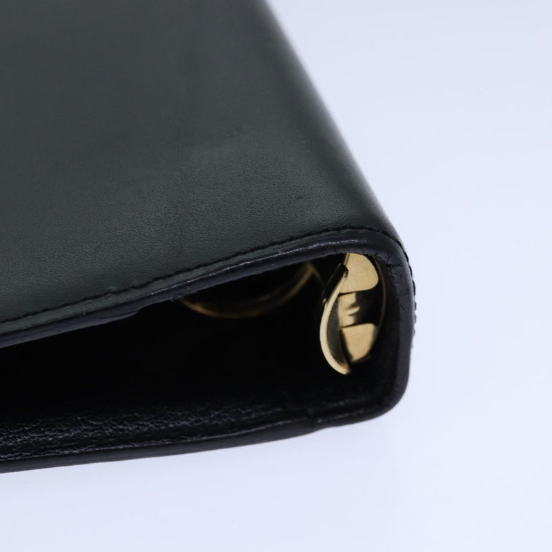 Louis Vuitton Agenda Mm Black Leather Wallet  (Pre-Owned)