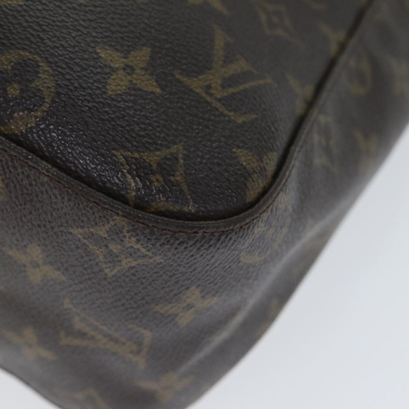 Louis Vuitton Looping Brown Canvas Shoulder Bag (Pre-Owned)