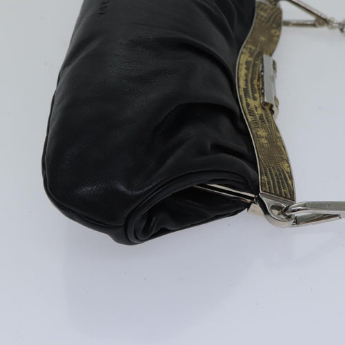 Prada Black Leather Shoulder Bag (Pre-Owned)