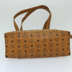 MCM Visetos Brown Canvas Tote Bag (Pre-Owned)