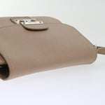 Miu Miu Vitello Beige Leather Shoulder Bag (Pre-Owned)