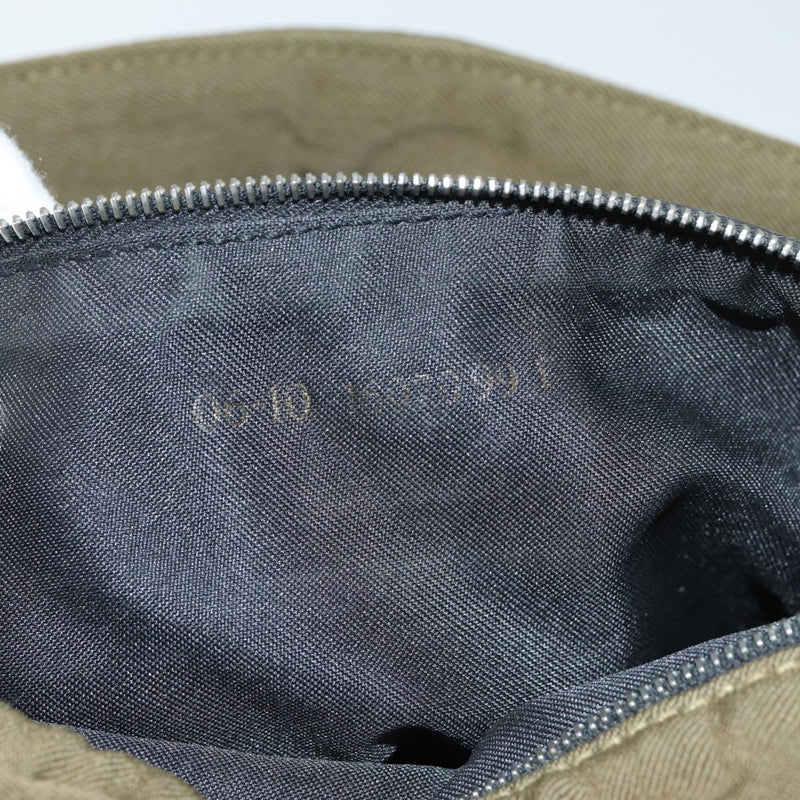 Fendi Khaki Canvas Shoulder Bag (Pre-Owned)