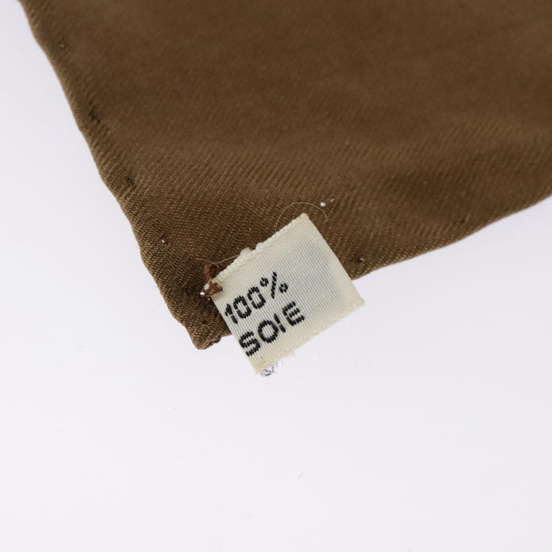 Hermès Carré 90 Brown Silk Scarf  (Pre-Owned)