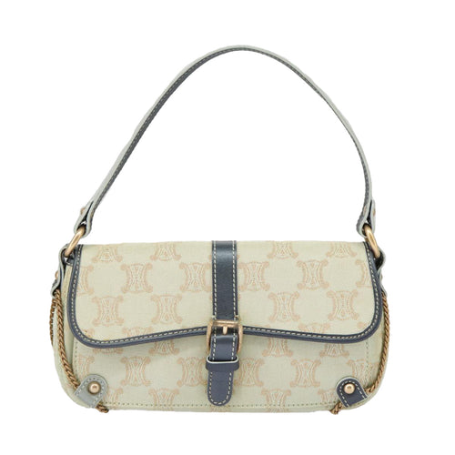 Céline - Beige Canvas Shoulder Bag (Pre-Owned)