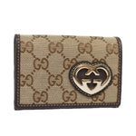 Gucci Gg Marmont Beige Canvas Wallet  (Pre-Owned)