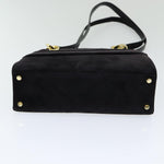 Salvatore Ferragamo Black Suede Shoulder Bag (Pre-Owned)