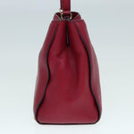 MCM Burgundy Leather Handbag (Pre-Owned)